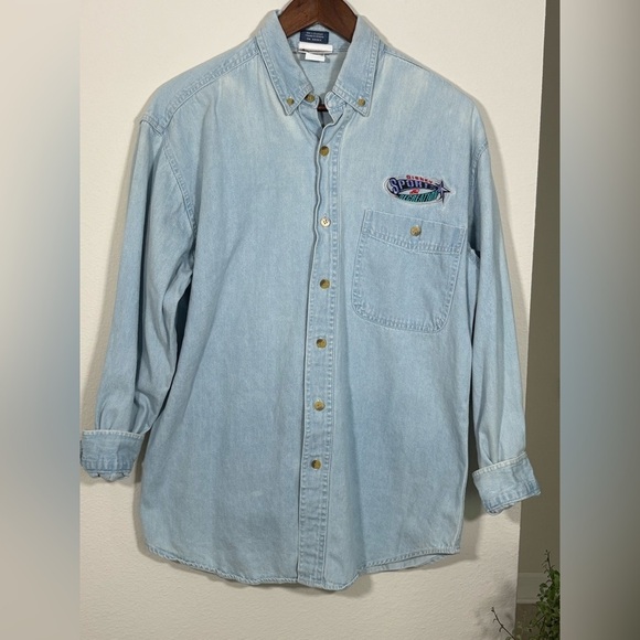 Vintage Disney Sports Recreation Denim Shirt